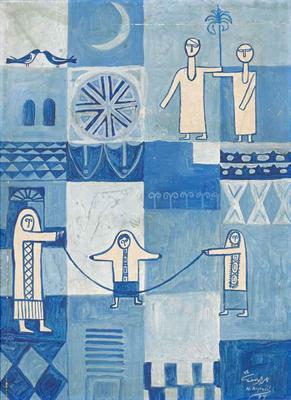 Childhood Memories, 1974, Oil