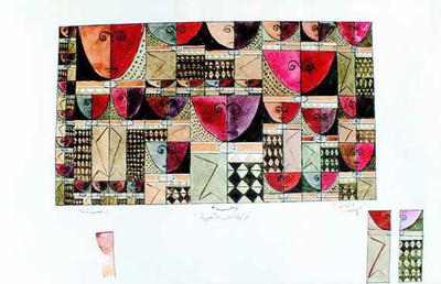 Cultural Motifs – Color Study, 1981, Watercolour