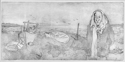 Echo of Days Past, 1986, Zinc etching