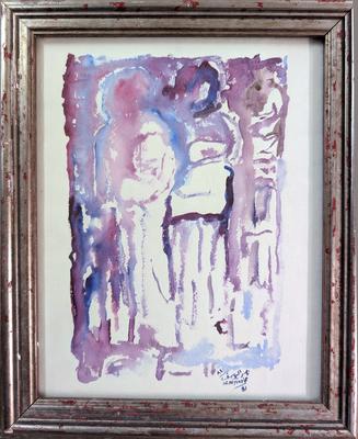 Figures, 1981, Watercolour