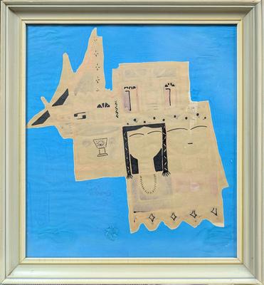 Folkloric Motifs, 1972, Guash and watercolor