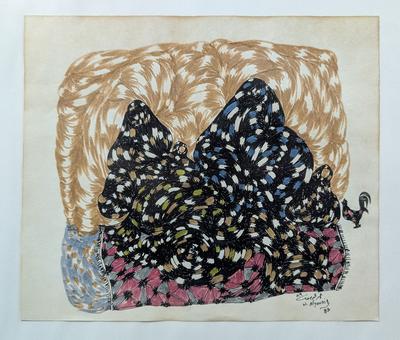 Formation No.3, 1983, Watercolors and marker pens