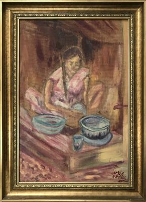House Wife, 1962, Oil
