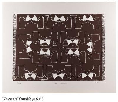 Love Letter, 2002, Linoleum print