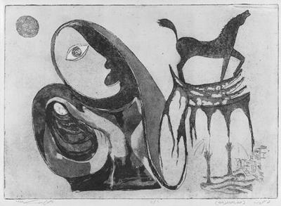 No To War, 1988, Print - Zinc Etching