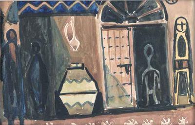 Pearl Diver’s Memories 3, 1969, Watercolour