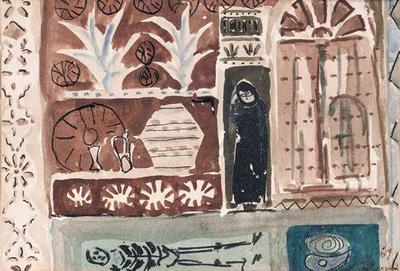 Pearl Diver’s Memories 4, 1969, Watercolour