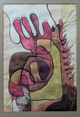 Sabra and Shatila - Memory, 1982, Watercolour