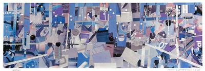 Souq on the Evening of Eid, 1982, Collage