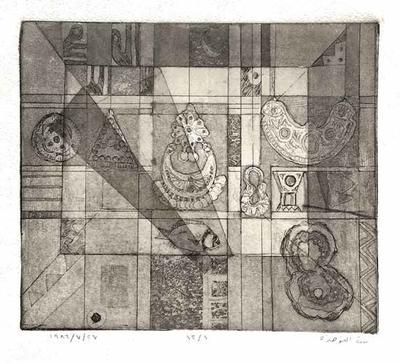 The Captain’s Daughter, 1986, Zinc etching