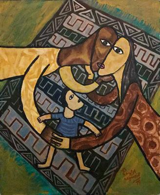 The Family, 1979, Acrylic