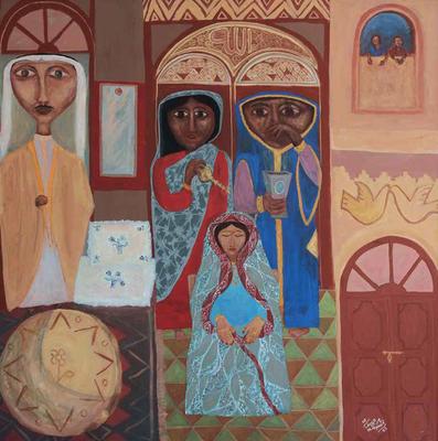 The Gulf Bride, 1983, Acrylic