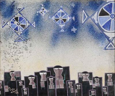 The Passing of Time, 1979, Acrylic