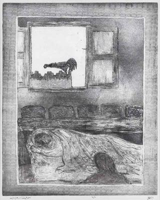 The Shadow, 1987, Print - Zinc Etching