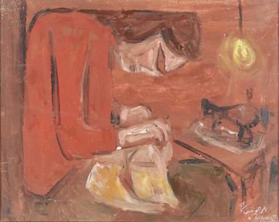The Tailor, 1973, Acrylic