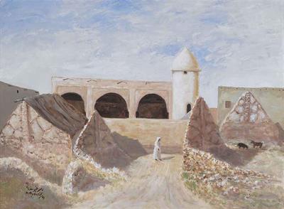 The Village Mosque, 1991, Acrylic