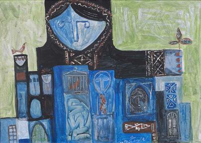 The Woman, 1974, Oil