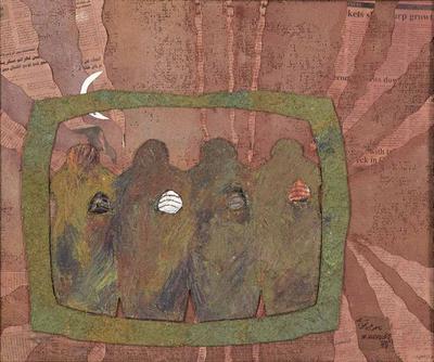 Their Hearts Are Dispersed, 1993, Mixed Media