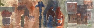 Untitled, 1993, Watercolor stencils