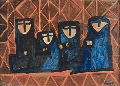 Untitled, 1974, Oil