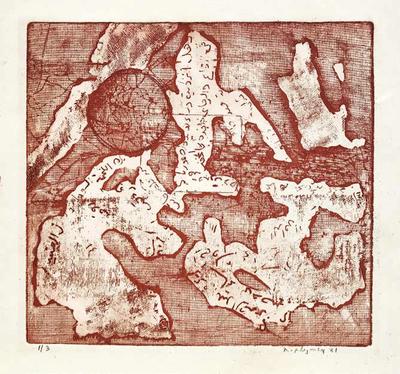 untitled, 1981, Zinc etching