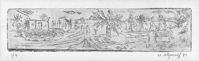 Untitled, 1981, Zinc etching