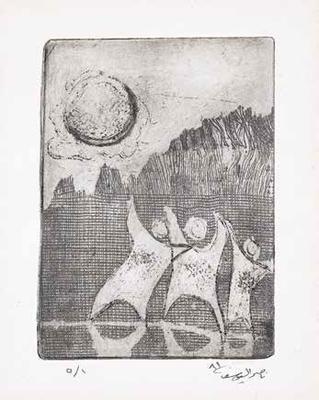 Untitled, 1981, Zinc etching