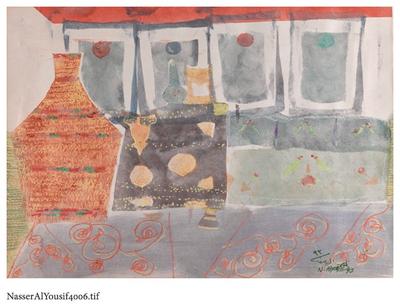 Untitled, 1993, Watercolour and Pastels