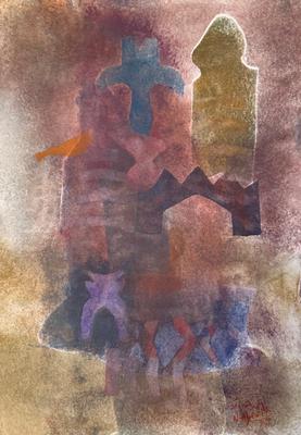 Untitled, 1993, Watercolor stencil