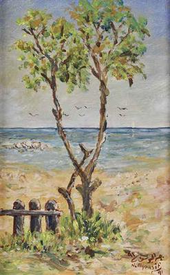 Untitled - Study, 1991, Acrylic