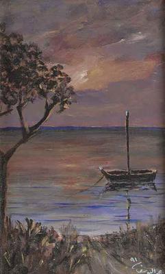 Untitled - Study, 1991, Acrylic