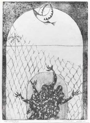 Uprising, 1988, Print - Zinc Etching