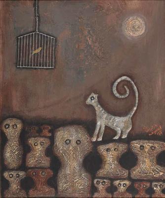 Waiting, 1979, Acrylic